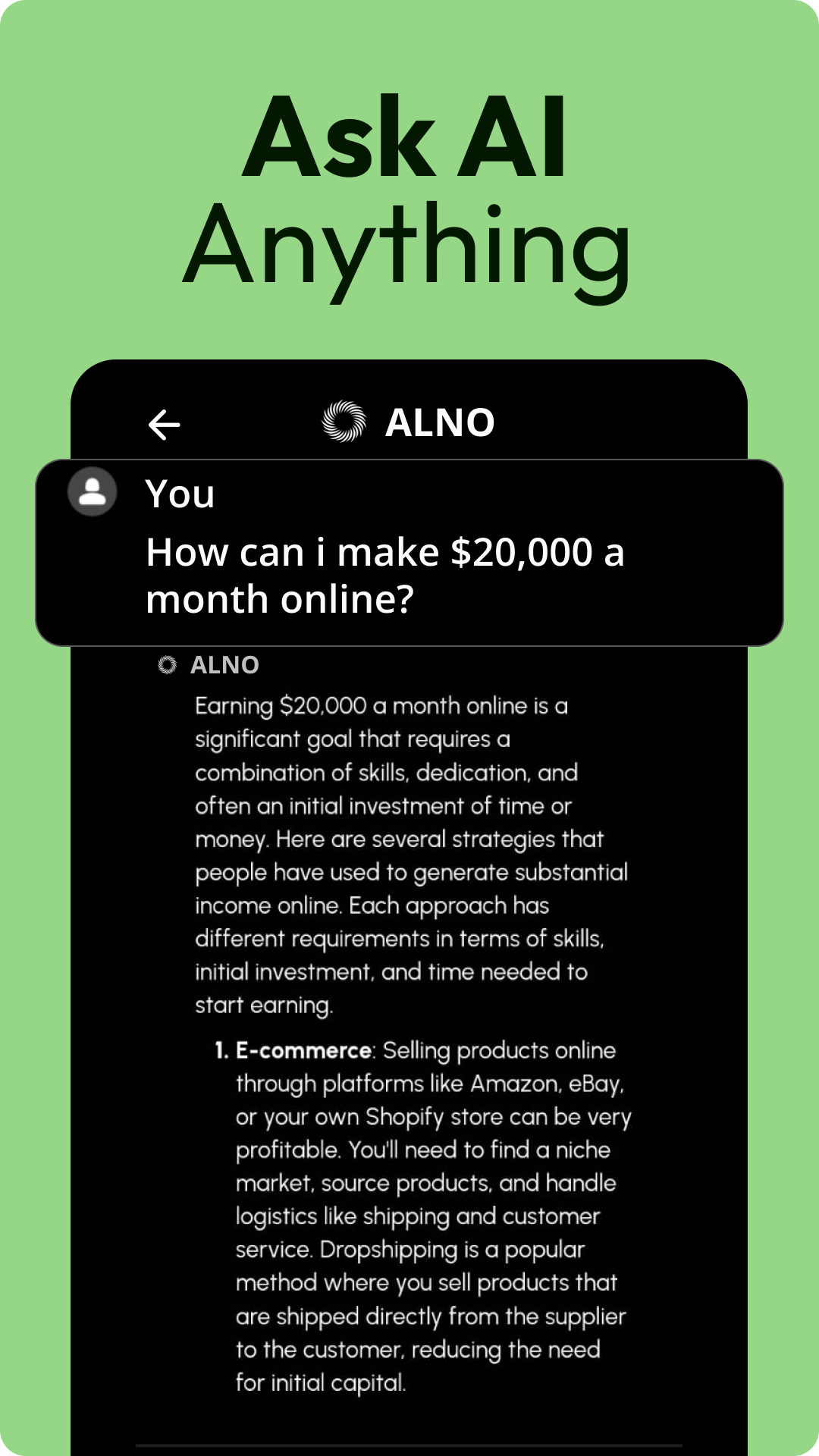 AI Chatbot - ALNO